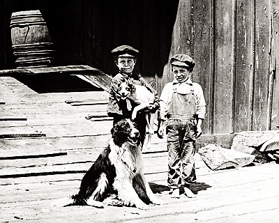 Boys with Dogs - Sumpter Oregon